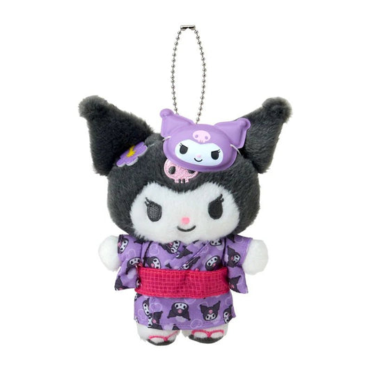 [KUROMI] "Sanrio Summer Festival" Plush Keychain - Rosey’s Kawaii Shop