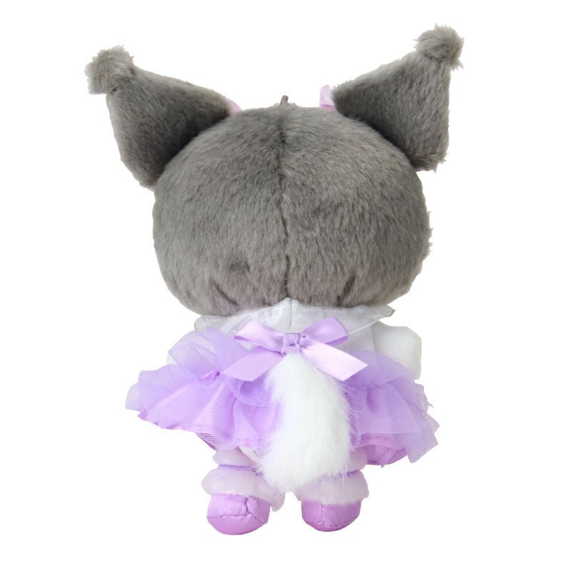 [KUROMI] "Sanrio White Cat Ballerina" Plush Keychain - Rosey’s Kawaii Shop