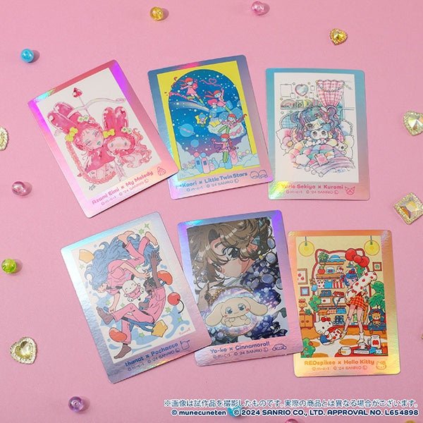 [KUROMI x YURIE SEKIYA] "Munekyunten x Sanrio" Sticker - Rosey’s Kawaii Shop