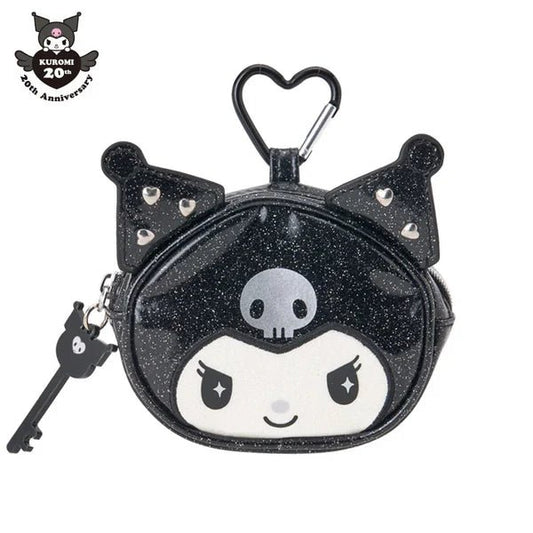 "KUROMI's Special Key" Carabiner Mini Pouch - Rosey’s Kawaii Shop