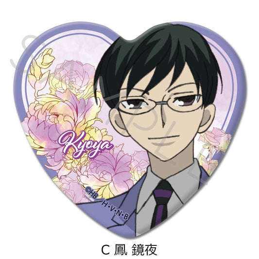 [Kyoya Ootori] "Ouran High School Host Club" Heart Badge - Rosey’s Kawaii Shop