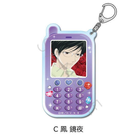 [Kyoya Ootori] "Ouran High School Host Club" Phone Keychain - Rosey’s Kawaii Shop