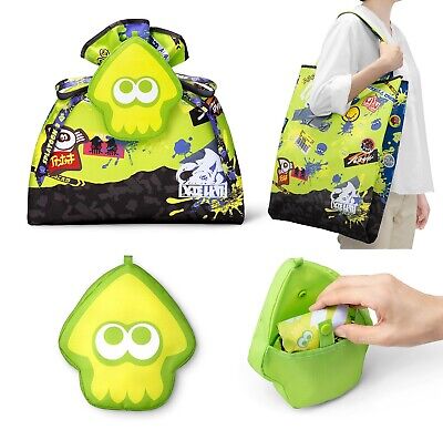 [LARGE / GREEN] "Splatoon 3" Eco Bag - Rosey’s Kawaii Shop