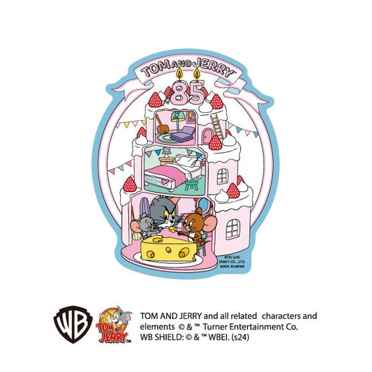 [LAYERED CAKE] "Tom and Jerry 85th Anniversary" Travel Sticker - Rosey’s Kawaii Shop