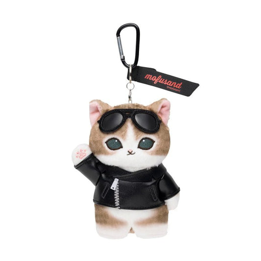 [LEATHER JACKET] "Mofusand's Diner Series" Plush Keychain - Rosey’s Kawaii Shop