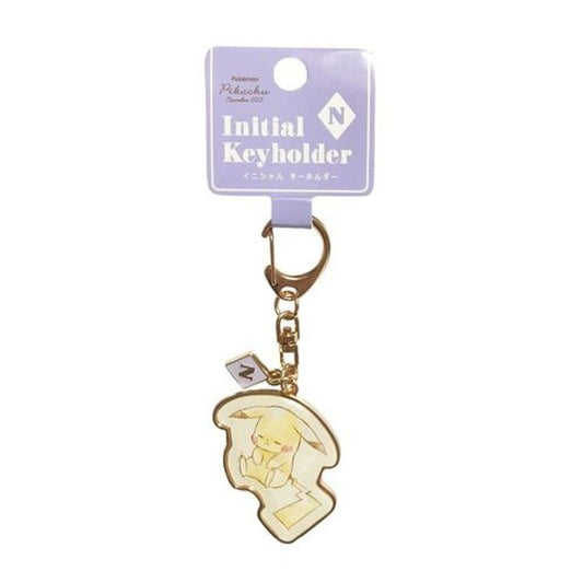 [LETTER N] "Pokemon Pikachu Initial" Keychain - Rosey’s Kawaii Shop