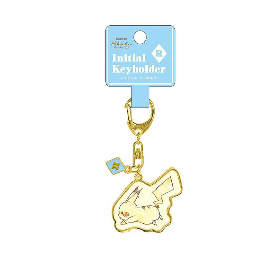 [LETTER R] "Pokemon Pikachu Initial" Keychain - Rosey’s Kawaii Shop