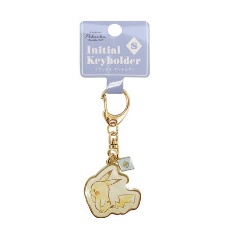 [LETTER S] "Pokemon Pikachu Initial" Keychain - Rosey’s Kawaii Shop
