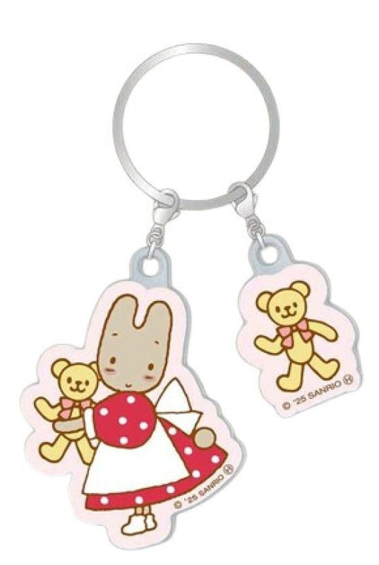 [LIGHT PINK] "Marron Cream 40th Anniversary" Double Keychain - Rosey’s Kawaii Shop