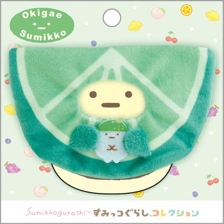 [LIME] "Sumikko Gurashi Fruits Parlor" Poncho Dressing Set - Rosey’s Kawaii Shop