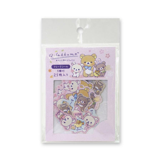 LIMITED "Rilakkuma Store in GINZA Thinking of You" Flake Seal - Rosey’s Kawaii Shop