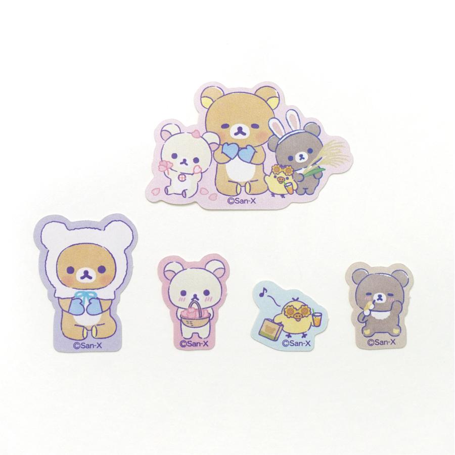 LIMITED "Rilakkuma Store in GINZA Thinking of You" Flake Seal - Rosey’s Kawaii Shop
