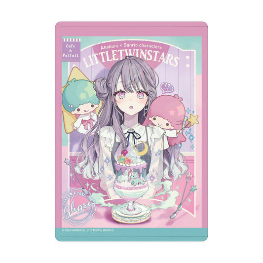 [LITTLE TWIN STARS] "Akakura x Sanrio: Cafe & Parfait" Clear Chara Case - Rosey’s Kawaii Shop