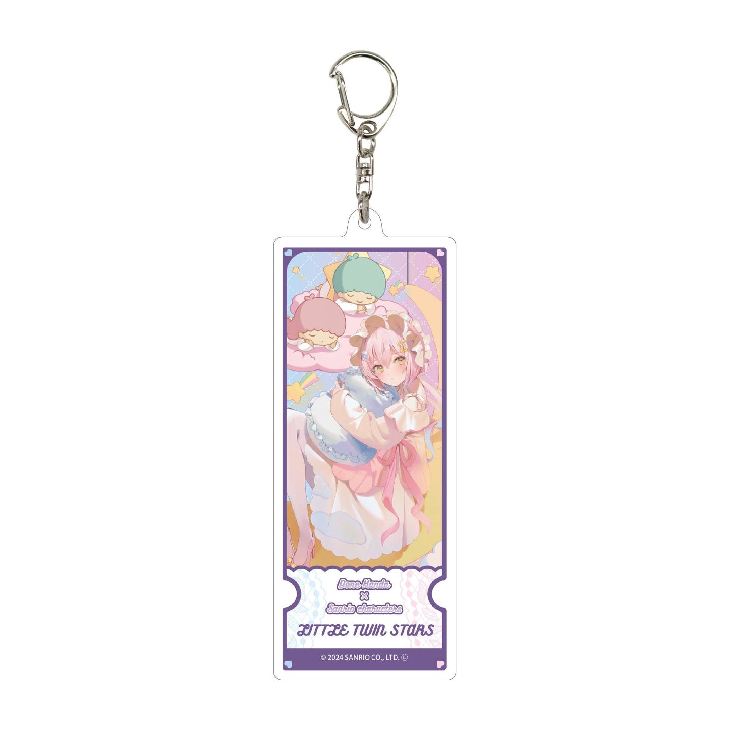 [LITTLE TWIN STARS] "DONE KANADA x Sanrio" Keychain - Rosey’s Kawaii Shop