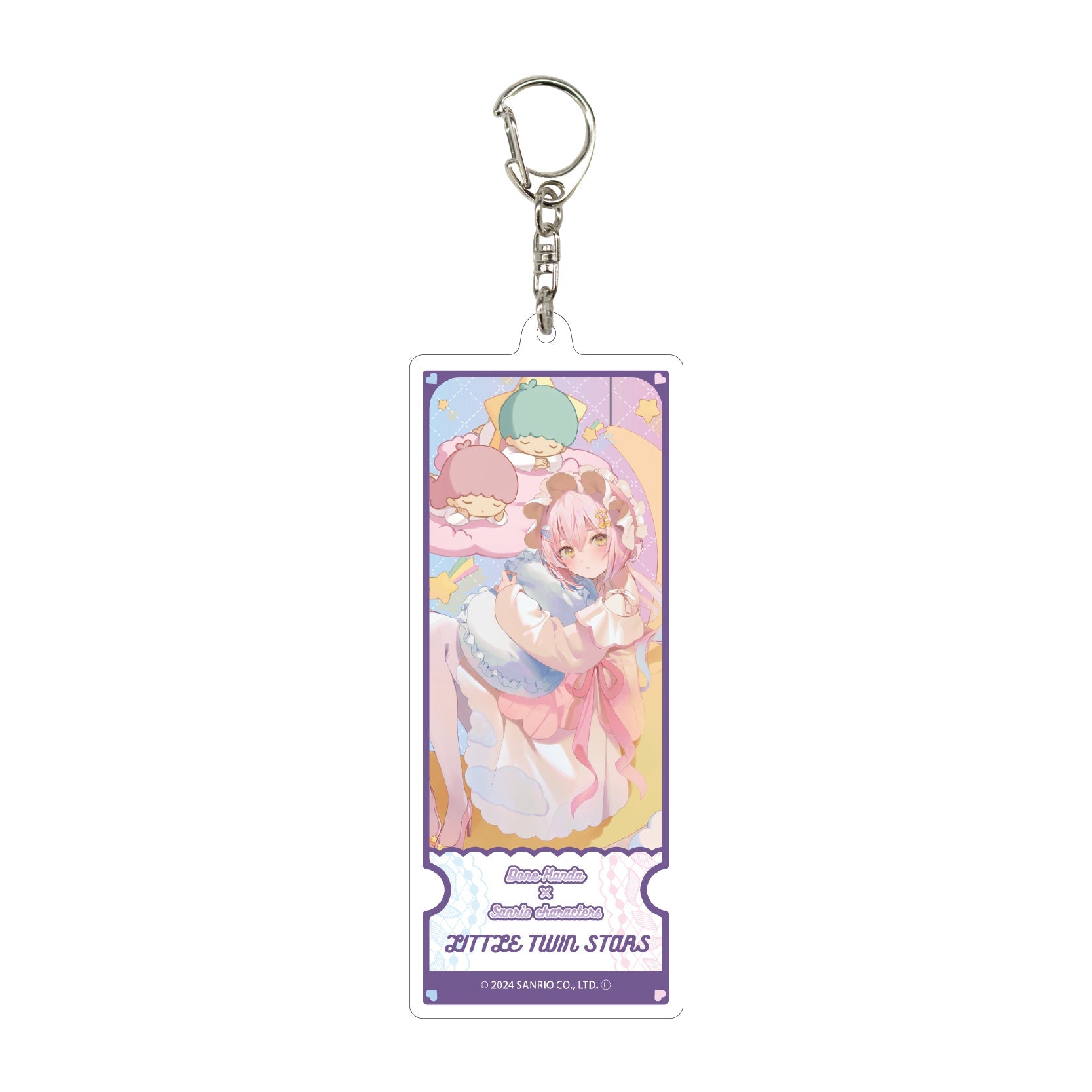 [LITTLE TWIN STARS] "DONE KANADA x Sanrio" Keychain - Rosey’s Kawaii Shop