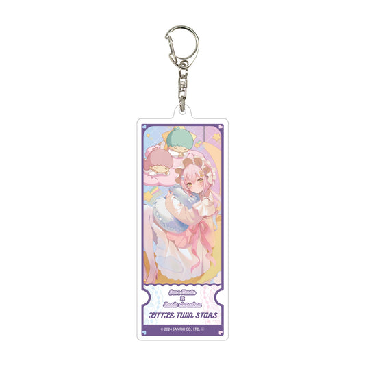 [LITTLE TWIN STARS] "DONE KANADA x Sanrio" Keychain - Rosey’s Kawaii Shop