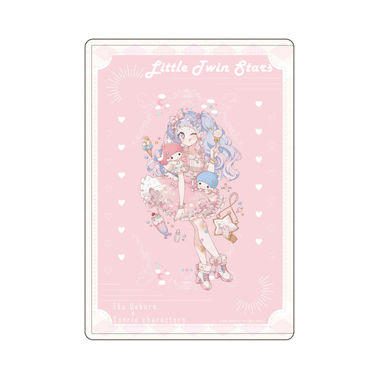 [LITTLE TWIN STARS] "Eku Uekura x Sanrio" Clear Case - Rosey’s Kawaii Shop