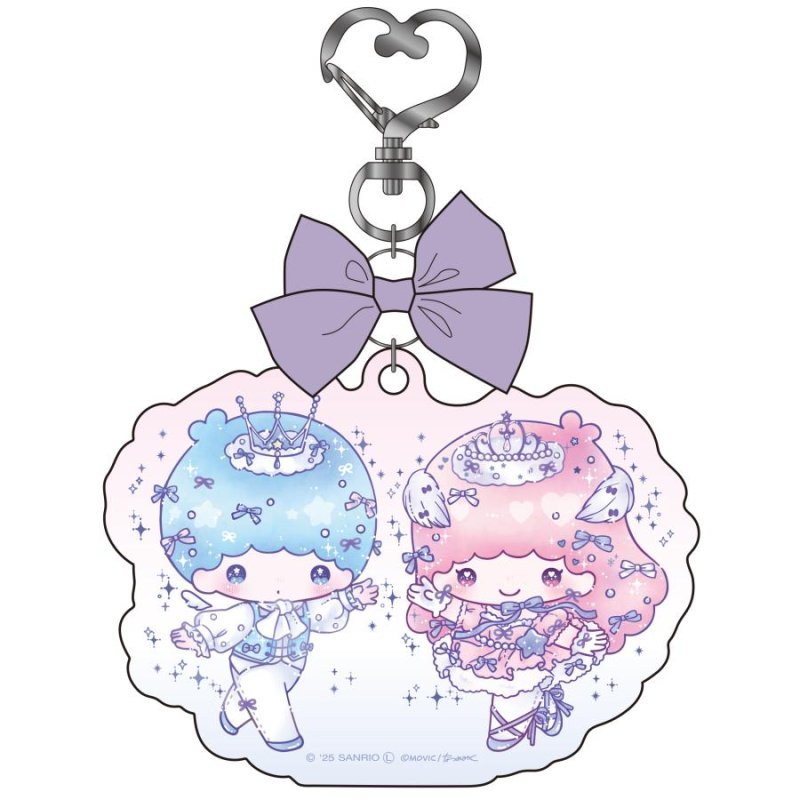 [LITTLE TWIN STARS] LIMITED "DOLLY MIX x Sanrio" RIBBON Keychain - Rosey’s Kawaii Shop