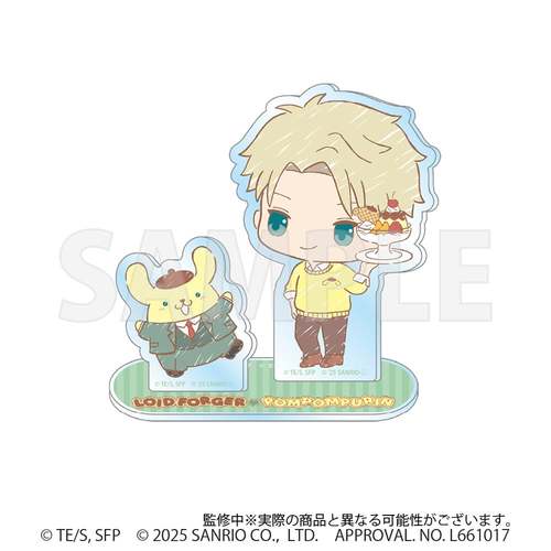 [LOID / POMPOMPURIN] "SPY x FAMILY x Sanrio" Acrylic Stand - Rosey’s Kawaii Shop