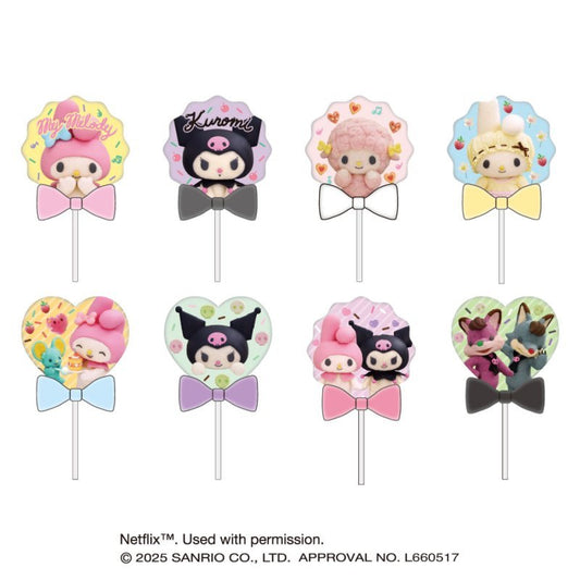 [LOLLIPOP KEYCHAIN] "My Melody & Kuromi Netflix Series" Blind - Rosey’s Kawaii Shop