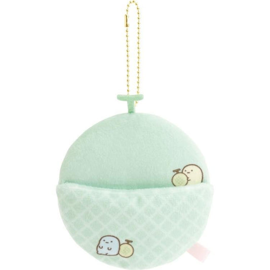[MELON] "Sumikko Gurashi Fruits Parlor" Tenori Plush Futon Keychain - Rosey’s Kawaii Shop