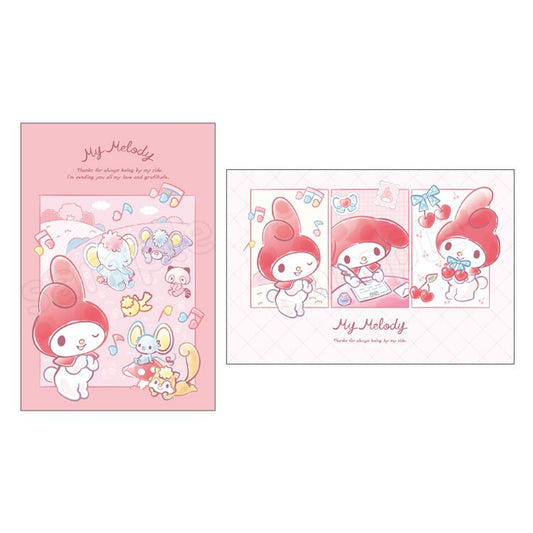[MEMORIES B] "My Melody 50th Anniversary" Postcards - Rosey’s Kawaii Shop
