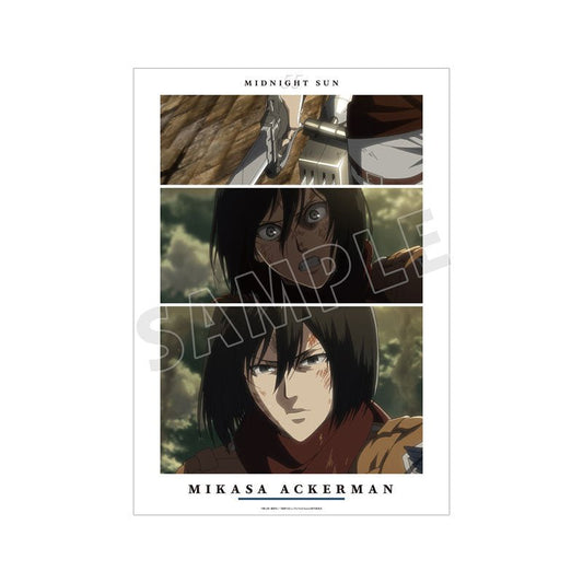 [MIKASA] "Attack on Titan Scene (Vol. 2)" A3 Matted Poster - Rosey’s Kawaii Shop