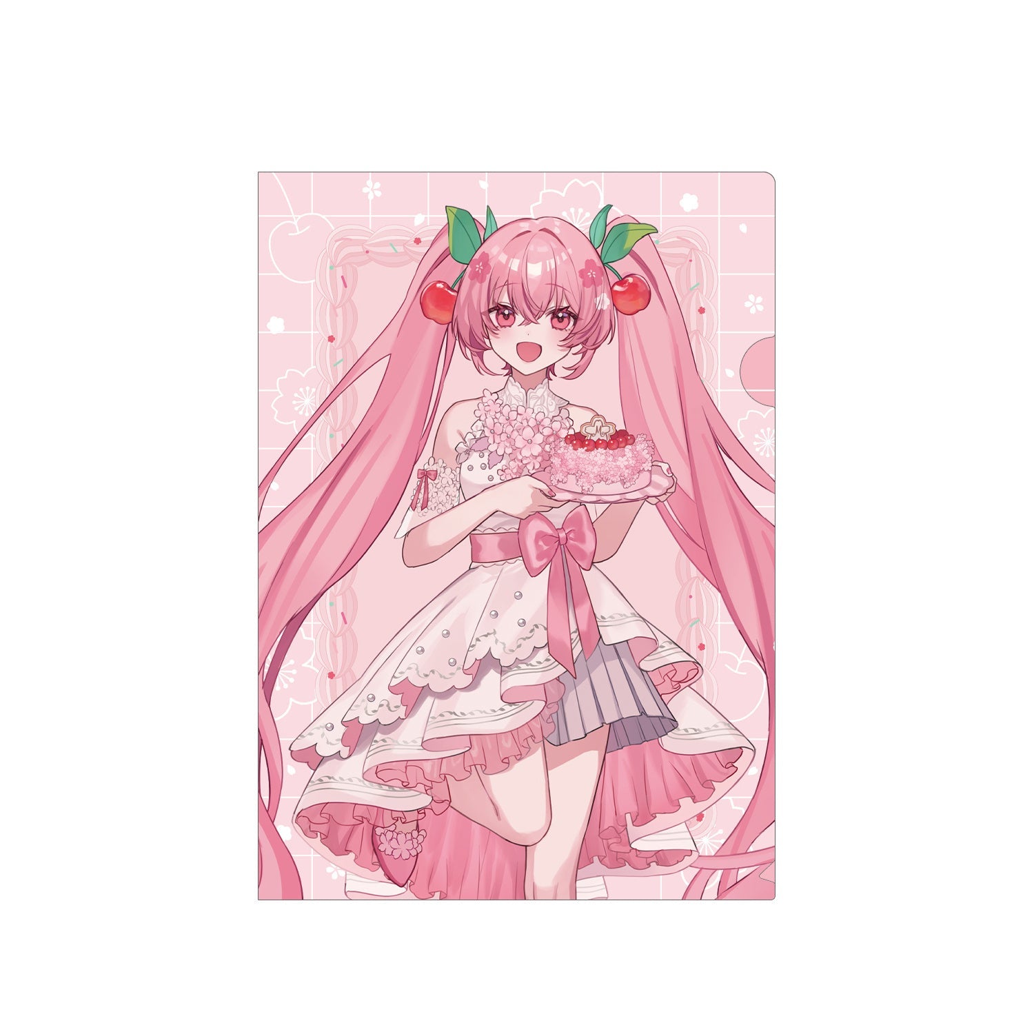 [MIKU] "Sakura Miku Cherry Blossom Pary" A4 File Folder - Rosey’s Kawaii Shop