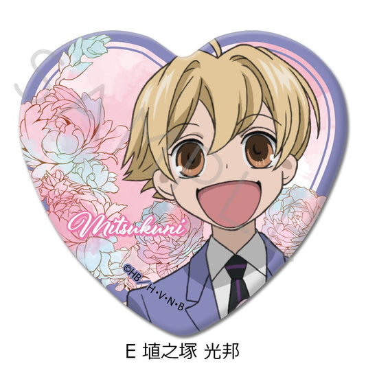 [Mitsukini Haninozuka] "Ouran High School Host Club" Heart Badge - Rosey’s Kawaii Shop