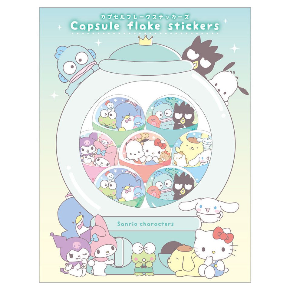 [MIXED] "Sanrio Capsule Collection" Sticker Flakes - Rosey’s Kawaii Shop