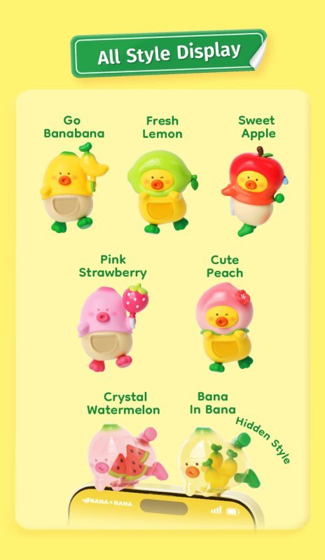 "MOETCH Bana x Bana Fruit HIPPERS" Blind Box - Rosey’s Kawaii Shop