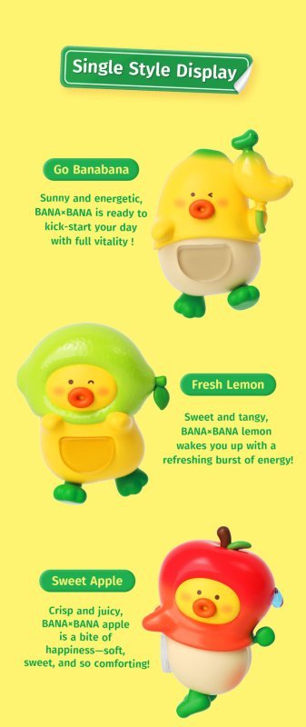 "MOETCH Bana x Bana Fruit HIPPERS" Blind Box - Rosey’s Kawaii Shop