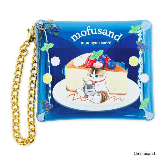 "Mofusand Berry Desserts" Clear Pouch Charm - Rosey’s Kawaii Shop