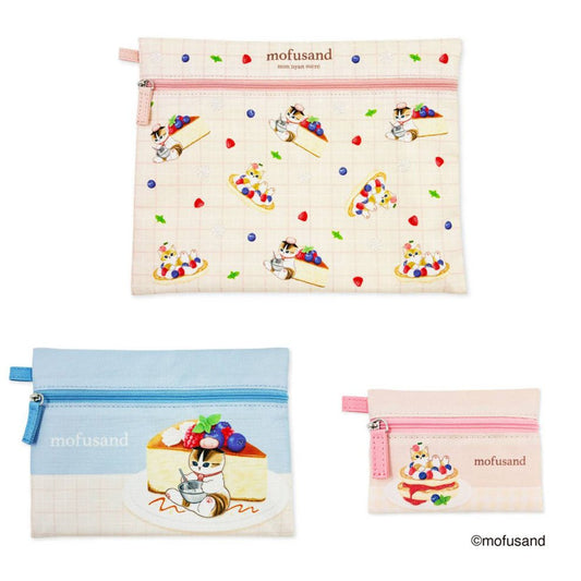 "Mofusand Berry Desserts" Pouch Set - Rosey’s Kawaii Shop