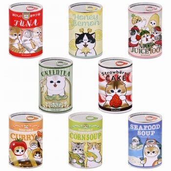 "Mofusand Food Can Badge" Blind Box - Rosey’s Kawaii Shop