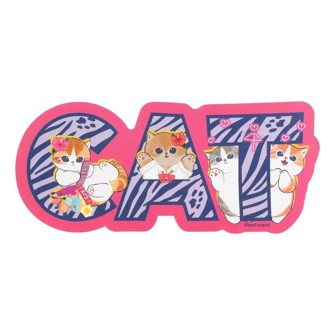 "Mofusand Gal Nyan Series" Big Sticker - Rosey’s Kawaii Shop