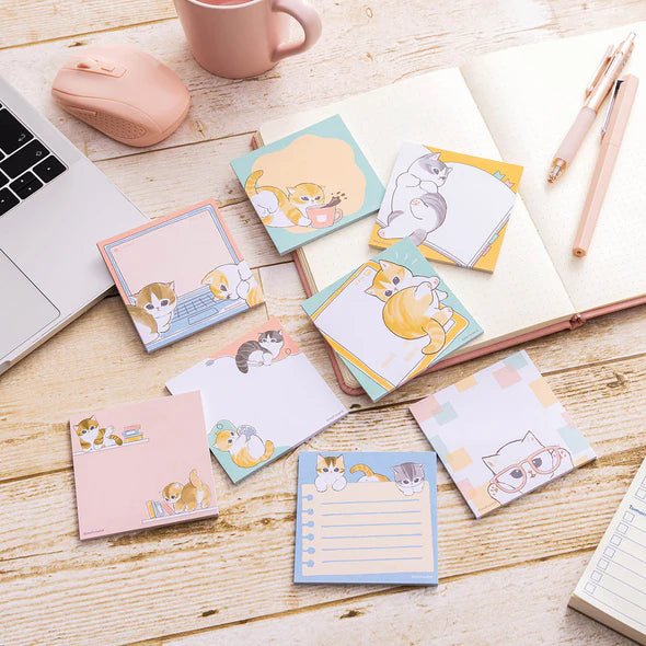 "Mofusand Work Distraction" Sticky Notes Blind Bag - Rosey’s Kawaii Shop