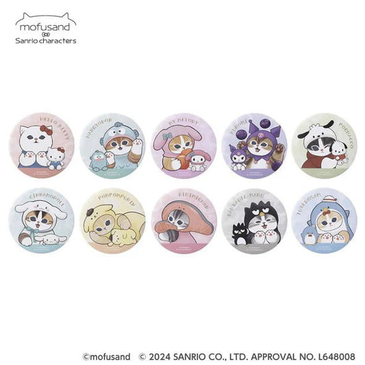 "Mofusand x Sanrio" Badge Blind Bag - Rosey’s Kawaii Shop