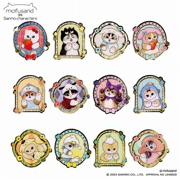 "Mofusand x Sanrio" Metal Pin Blind Bag - Rosey’s Kawaii Shop