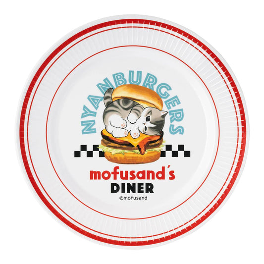 "Mofusand's Diner" Melamine Plate - Rosey’s Kawaii Shop