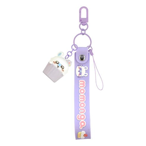 [MOMONGA] "Chiikawa Cupcake" Hand Strap with Mascot - Rosey’s Kawaii Shop