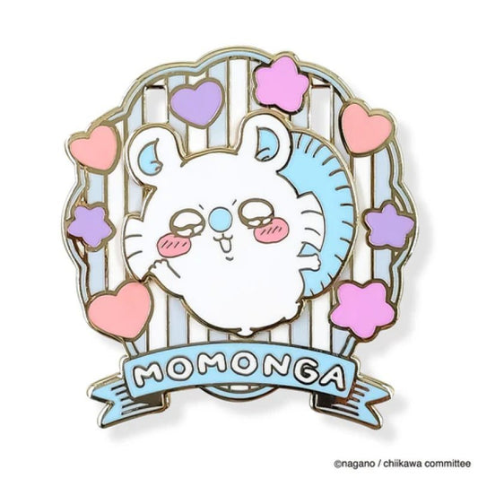 [MOMONGA] "Chiikawa Large Swivel Pin" Badge - Rosey’s Kawaii Shop