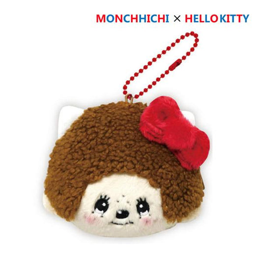 "Monchhichi x Hello Kitty" Coin Purse - Rosey’s Kawaii Shop