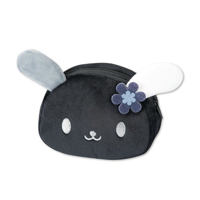 [MONOCHROME] "Usahana Face" Pouch - Rosey’s Kawaii Shop