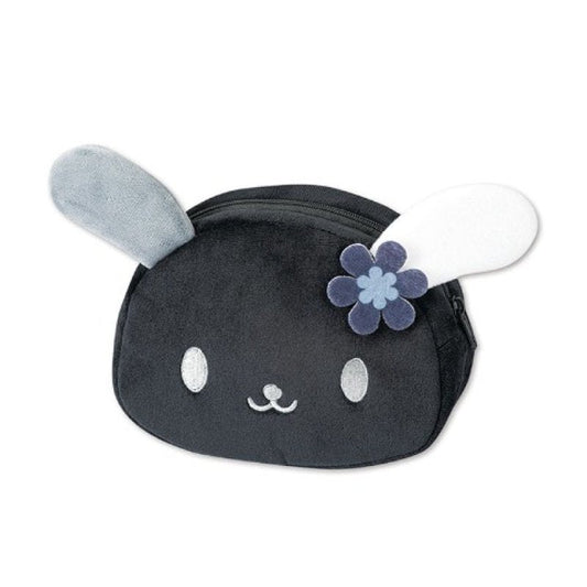 [MONOCHROME] "Usahana Face" Pouch - Rosey’s Kawaii Shop