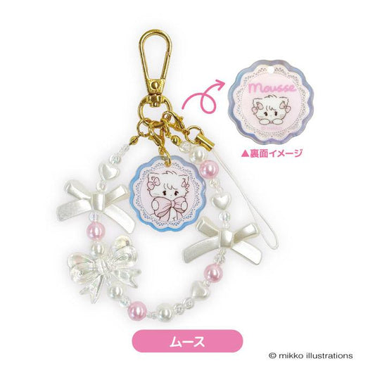 [MOUSSE] "Mikko Illustrations" Phone Strap - Rosey’s Kawaii Shop