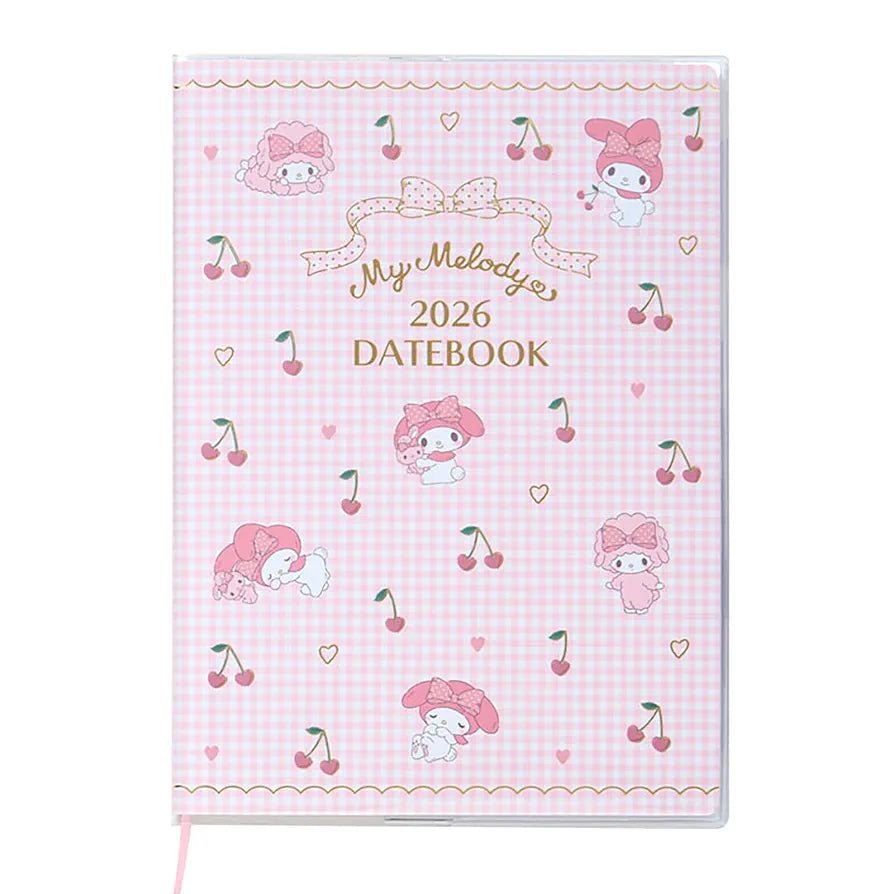 [MY MELODY / CHERRIES] "Sanrio 2026" A5 Schedule Planner - Rosey’s Kawaii Shop