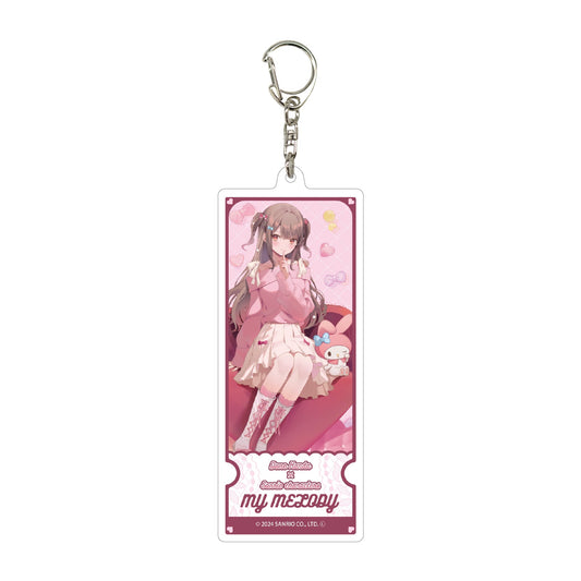 [MY MELODY] "DONE KANADA x Sanrio" Keychain - Rosey’s Kawaii Shop