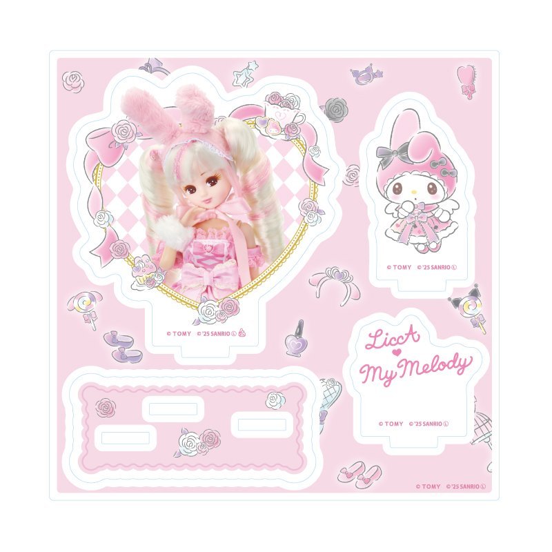 [MY MELODY / HALF BODY] "LiccA x Sanrio" Acrylic Stand - Rosey’s Kawaii Shop