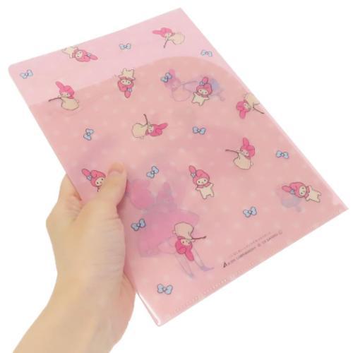 [MY MELODY] "Kurahashi Rei x Sanrio Characters" A5 Clear File - Rosey’s Kawaii Shop